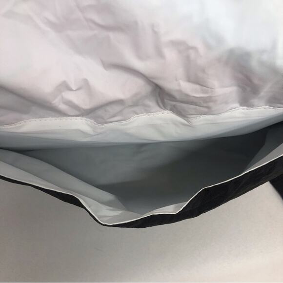 Y2K 90s 80s Vintage Bright Turquoise Black Pink Nylon Messenger Style Book Bag - Picture 8 of 16